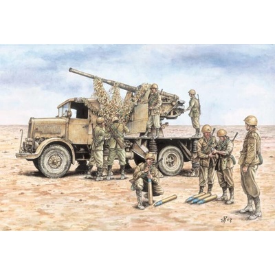 Italeri Autocannon 3RO with 90 53 AA Gun 7508 1:72