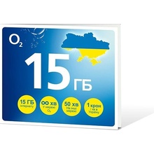 O2 Předplacená karta GO Ukrajina 15 GB