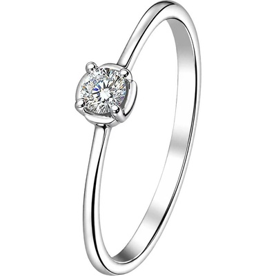Zlaton Prsten bílé zlato s diamantem 000102009239