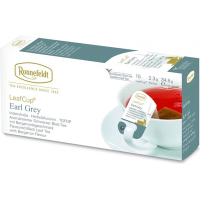 Ronnefeldt LeafCup Classic Earl Grey čaj 15 x 2,3 g