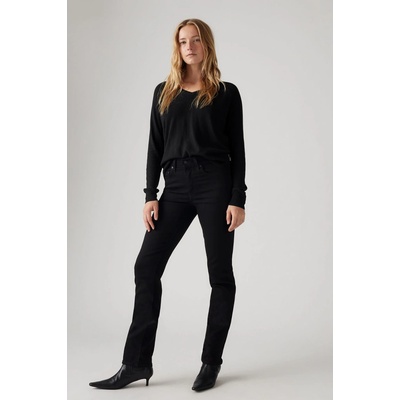 Levis 724 High Rise Straight 18883-0321 Midnight Gaze Black