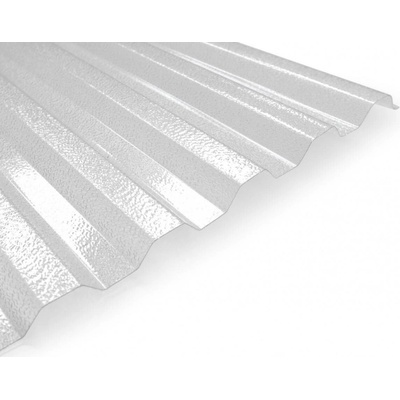 Palram Trapézový polykarbonát s hrubou strukturou 1,045 m x 4 m čirý 1 ks