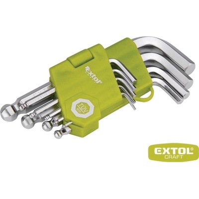 Extol Imbusové klíče CRAFT 66000 L- 9ks 1,5-10 mm