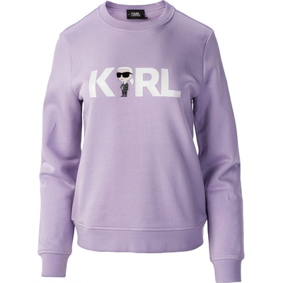 Karl Lagerfeld Ikonik 2.0 Karl Logo Sweat fialová