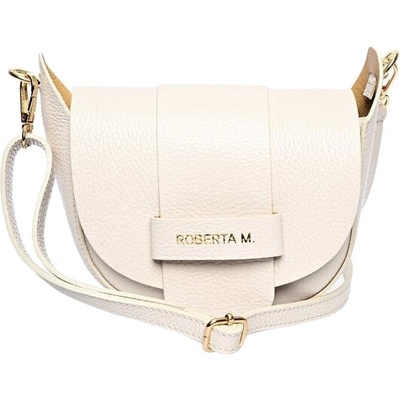 Roberta M dámská kožená crossbody kabelka 1870T Beige