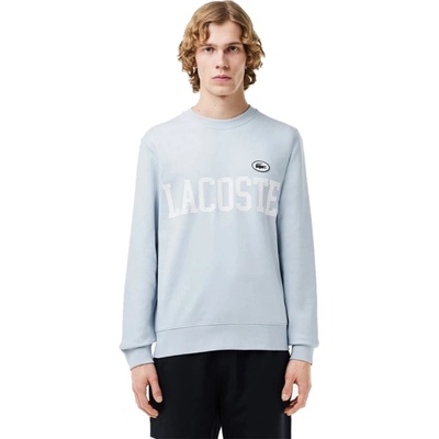 Lacoste Поларена блуза Lacoste Flocked Fleece Sweatshirt - Phoenix Blue