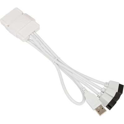 Lian Li USB Хъб Lian Li PW-U2TPAB USB 2.0 1-към-3 Hub - Бя (LL-AC-ZUUS-691)