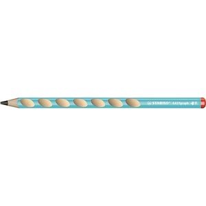 STABILO Графитен молив, HB, триъгълен, за дясна ръка, STABILO, "EASYgraph", син 322/02-HB (322/02-HB)