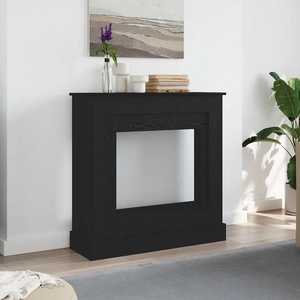 vidaXL Камина Surround Черен дъб 90x30x90 cm Инженерна дървесина (865984)