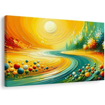 Obraz proudění světla a vody - 60x40