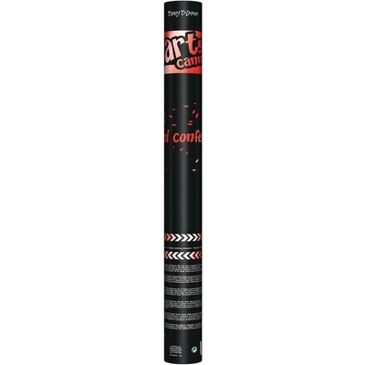 Párty konfety vystřelovací 60 cm červené
