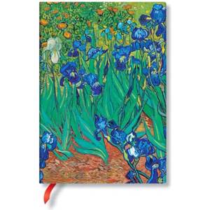 Paperblanks Тефтер Van Goghs Irises, 130 х 180 mm, твърда корица, 72 листа (PB8204-0)