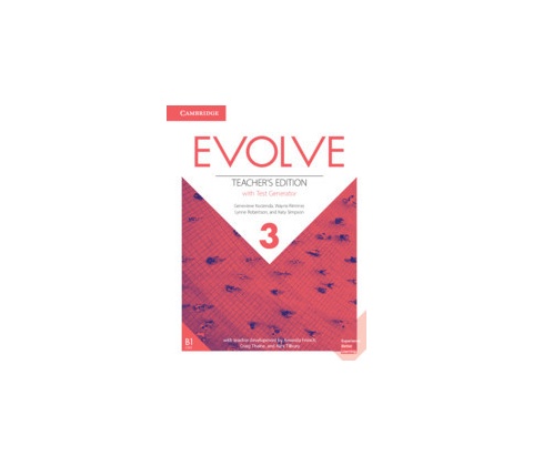 Evolve Level 3 Teacher's Edition with Test Generator