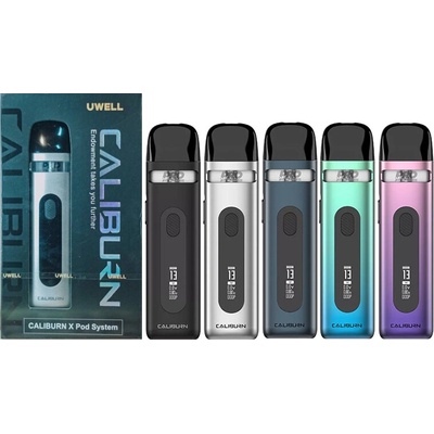 Uwell Caliburn X POD elektronická cigareta 850 mAh Zelená 1 ks