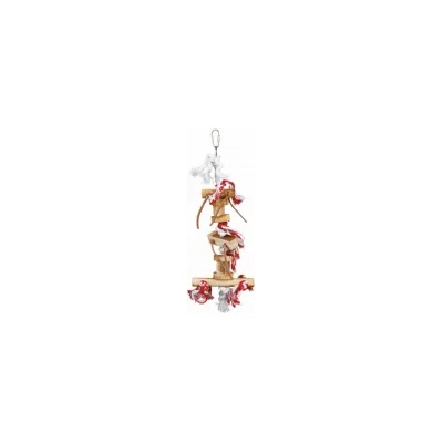 TRIXIE Wooden Toy on Rope - играчка за птици 35 см