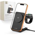 Tech-Protect a56 3in1 magnetic magsafe wireless charger 25w qi2.2 black (5906302324415)