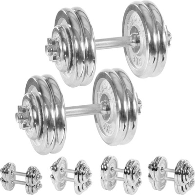 MOVIT Chrómové činky 2x 25 kg
