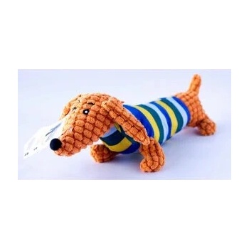 HRAČKY SALAČ Jazvečík pískacie 38 cm