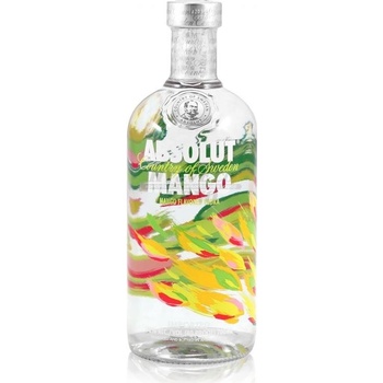 Vodka Absolut Mango 40% 1 l (holá láhev)