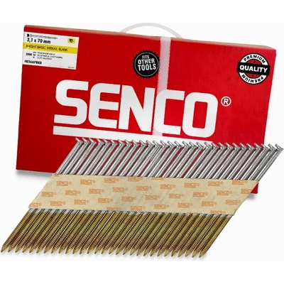 3,1x70mm D34 SENCO - 2000 ks - Konvexné klince do klincovačky - Ring