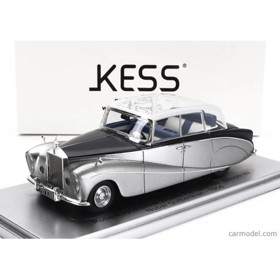 Made Kess-model Rolls royce Silver Wraith Perspex Top Saloon 1956 Colour In 1964 For Movie Joy House Stříbrná Modrá 1:43