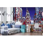 DIMEX ART Самозалепваща се флизелинова фототапета цветен таймс скуеър 375 x 250 см