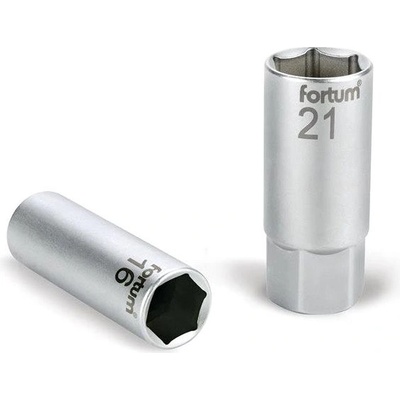 Hlavice nástrčná na zapalov. svíčky 1/2", 16mm, L 65mm FORTUM