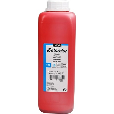 Pébéo Setacolor Opaque barva na textil 80 red 250 ml