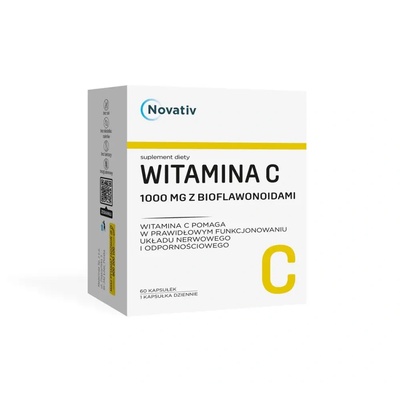 Medicinae Новатив Витамин С 1000 мг с биофлавоноиди, капсули, 60 бр (312408)