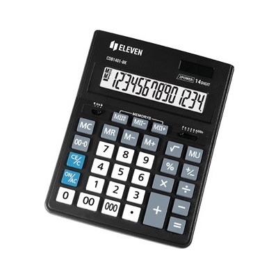 Eleven kalkulačka CDB1401-BK, černá, stolní, čtrnáctimístná