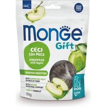 Monge Gift Super M Sensitive Digestion лакомства за кучета - меки хапки с нахут и ябълка за чувствителна храносмилателна система 150gr