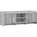 vidaXL ТВ шкаф 130 x 33 x 47 см Сив Сонома Инженерна дървесина (8011176)