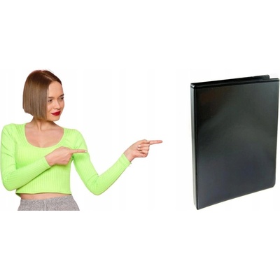 Esselte krúžkový zakladač prezentačný 4 krúžky A4 3 cm čierny