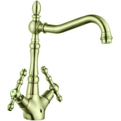 Inter Ceramic Стоящ смесител за кухня Сайлор, Inter Ceramic, ICF 7008853C, старинен (7008853G)