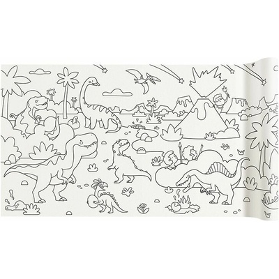 Omaľovánky v rolke Úžasné dinosaury