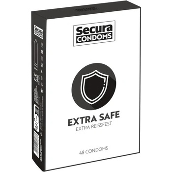 Secura 48 бр. Плътни презервативи Secura Extra Safe