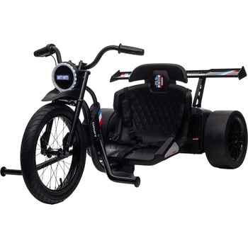 Акумулаторна дрифт триколка DriftMax - 24V/10Ah, до 13 km/h, черна (202401396)