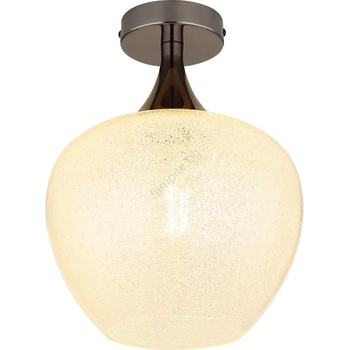 GLOBO 15548DK - Плафон MAXY 1xE27/40W/230V бял/антрацит (GL7965)