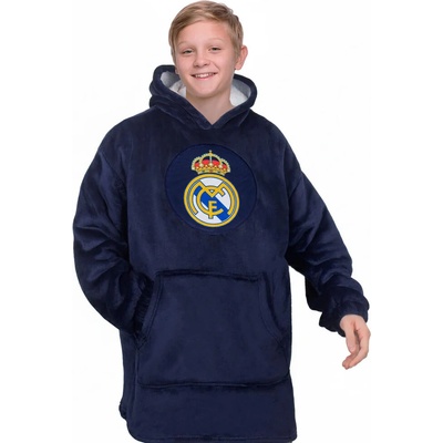 Real Madrid oversize blanket navy