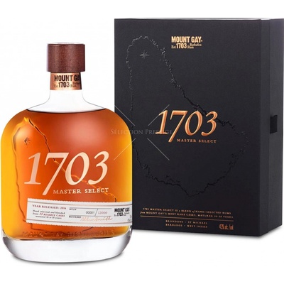 Mount Gay 1703 Master Select 43% 0,7 l (kartón)