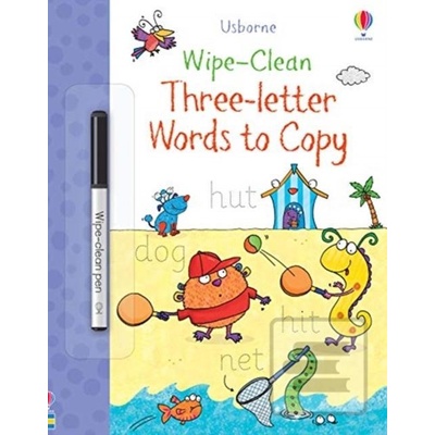 Wipe-Clean Three-Letter Words to copy - Jane Binghamová
