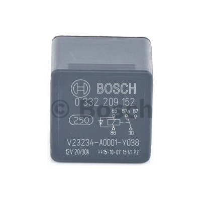 BOSCH Relé, pracovní proud 0 332 209 152