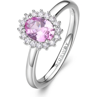 Brosway prsteň Fancy Vibrant pink BWFVP73