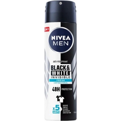 Nivea Дезодорант Nivea Men invisible for black&white fresh 150мл