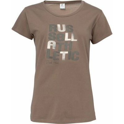 Russell Athletic SS CREW T-SHIRT hnědá