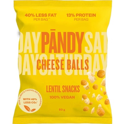 PANDY Šošovkové chipsy Syrové 50 g