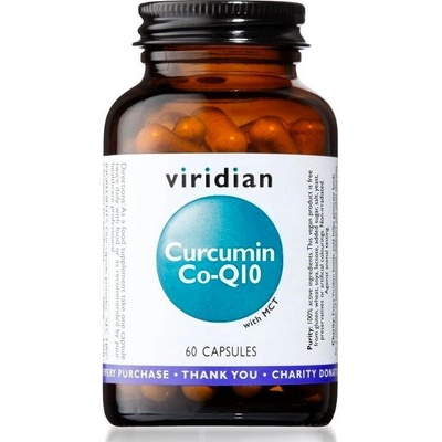Viridian Curcumin Co-Q10 60 kapslí