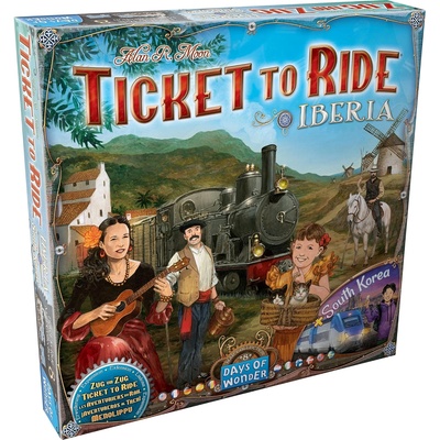 Days of Wonder Разширение за настолна игра Ticket to Ride Map Collection 8: Iberia & South Korea (TTR-IB-SC)