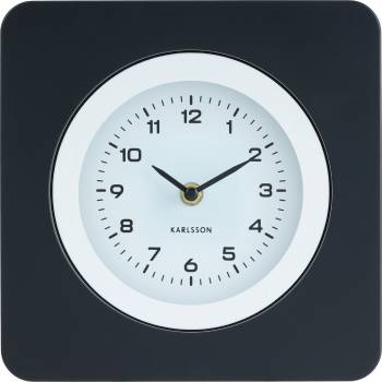 Karlsson New Vintage стенен часовник, матово черен (KA6050BK)