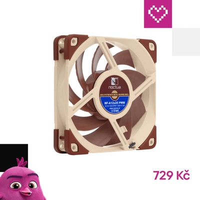 Noctua NF-A12x25-PWM – Zboží Živě